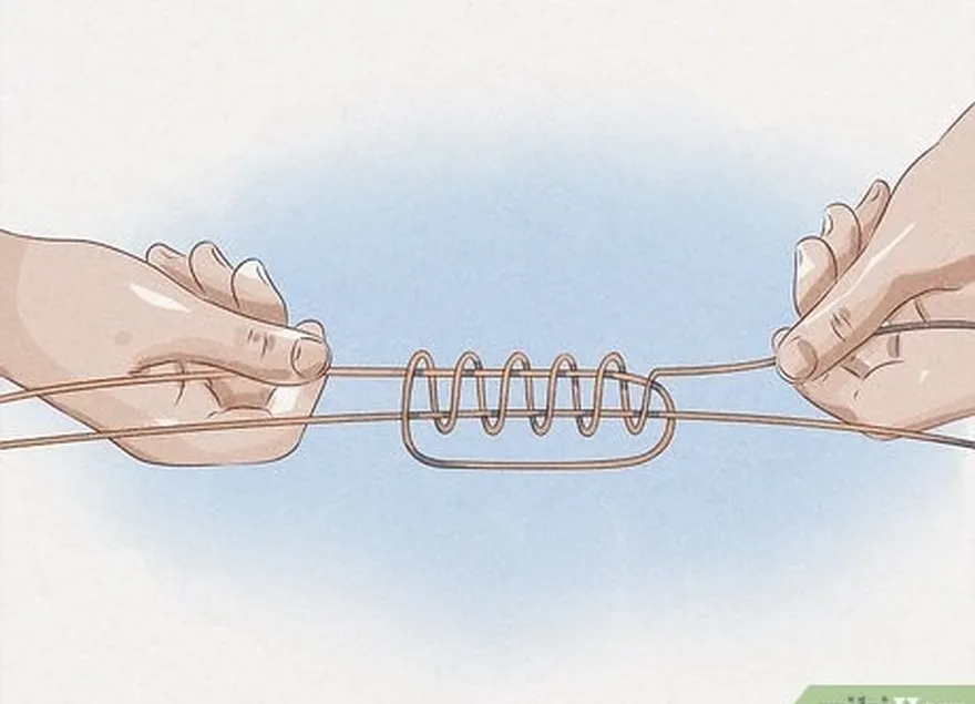 étape 6 pincez la ligne entre votre pouce et votre index.