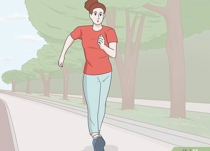 étape 1 commencez à faire du jogging en faisant des promenades régulières.