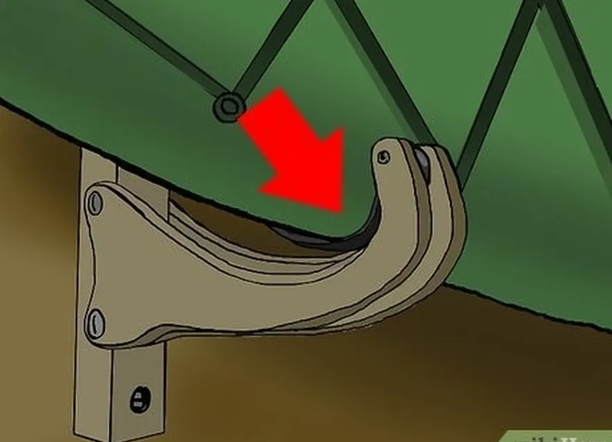 étape 5 fixez le kayak de chaque côté du cockpit.