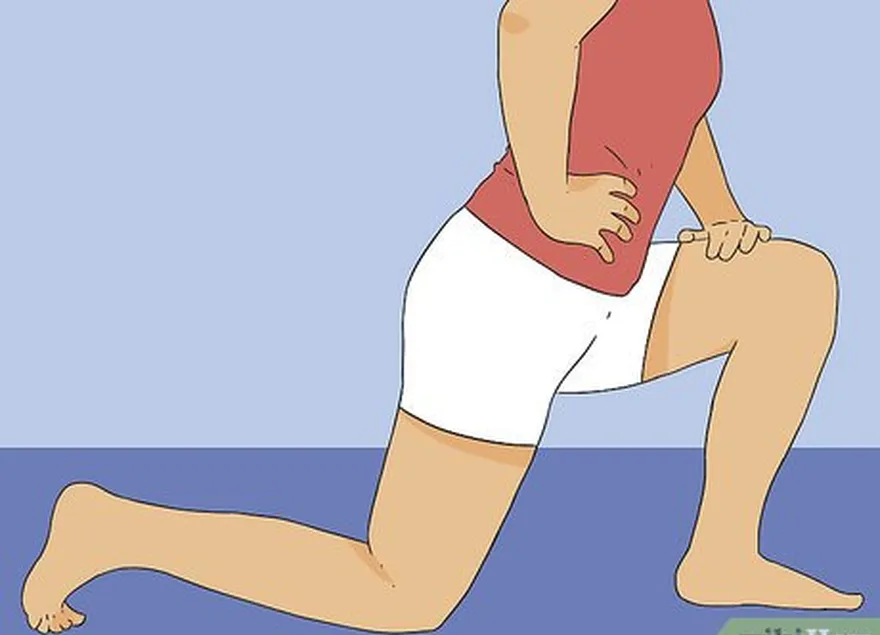 étape 3 ajoutez des étirements à genoux pour cibler les quadriceps et les fléchisseurs de la hanche.