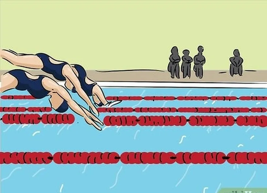 étape 3 participez à des compétitions de natation.