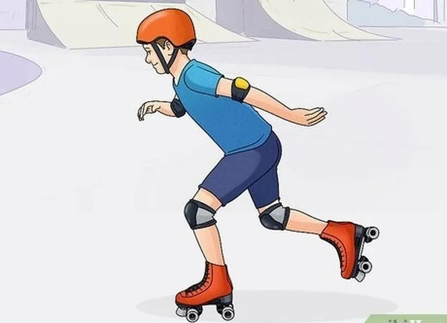 votre enfant's posture and arm stance can help them skate faster.