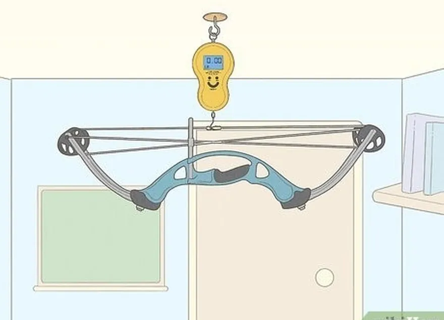 étape 4 accrochez l'échelle autour de votre corde d'arc dans la section des flèches.