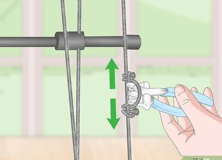 étape 4 modifier la position de la boucle en d si nécessaire.