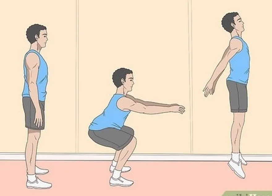 étape 3 améliorez vos squats en essayant les sauts de squat.