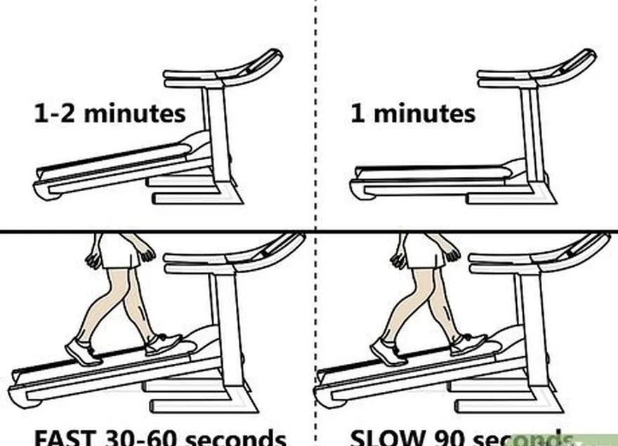 étape 2 essayez l'entraînement par intervalles pour brûler plus de calories sans réduire votre masse musculaire.