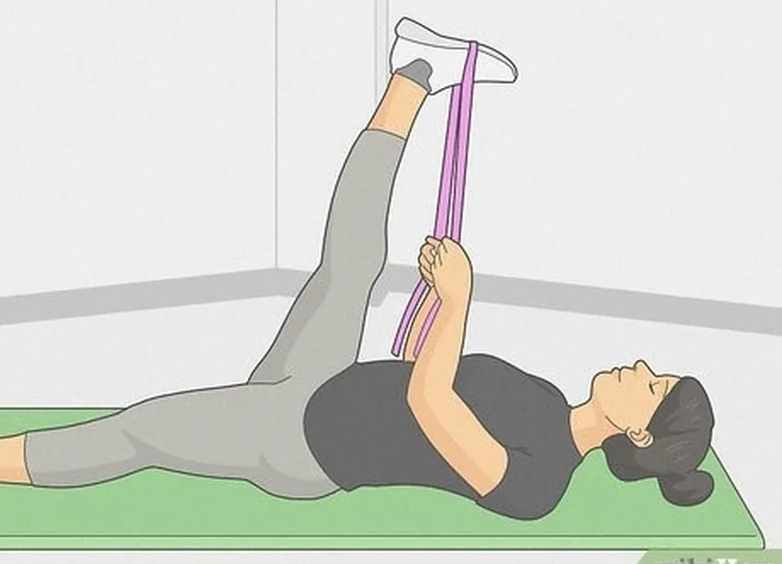 étape 2 concentrez-vous sur le muscle que vous étirez.'re stretching and take deep breaths.