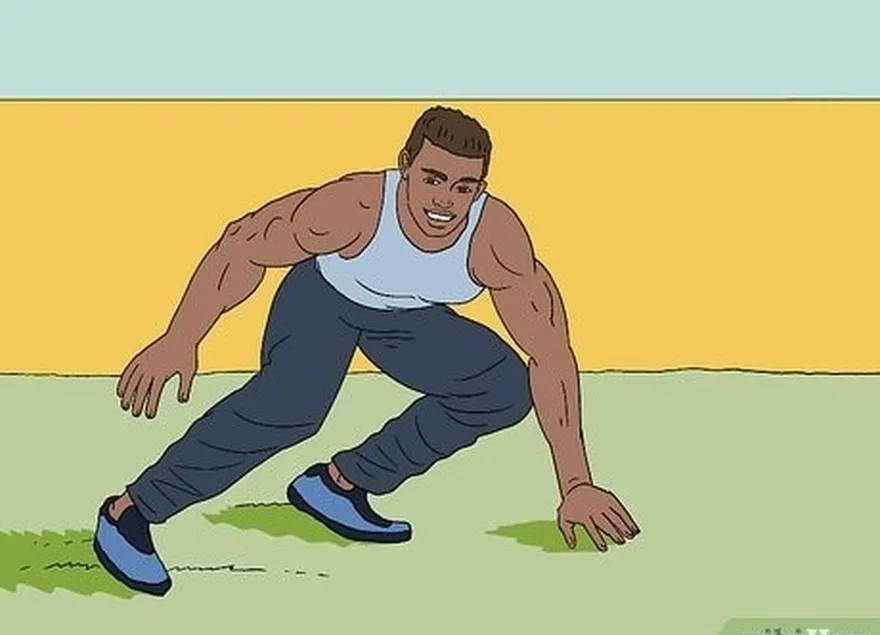 étape 3 faites des exercices de course et de jeu de jambes si vous êtes un athlète de haut niveau.'re a lineman, linebacker, or running back.