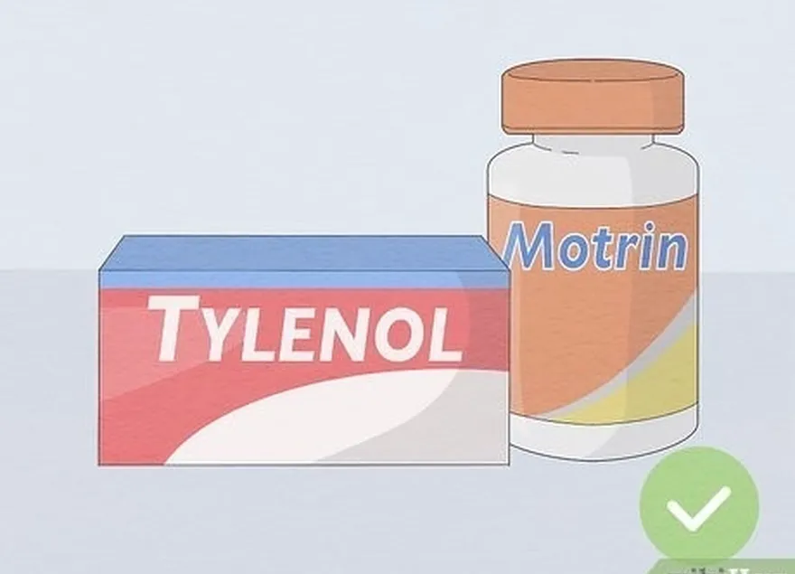 essayez l'acétaminophène (tylenol) ou l'ibuprofène (advil, motrin) pour soulager la douleur.