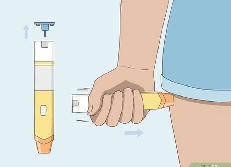 étape 4 utiliser une epipen en cas de réaction allergique grave.