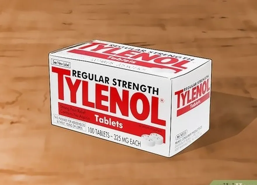 étape 5 soulagez les symptômes mineurs de douleur et de gonflement avec des ains ou de l'acétaminophène (tylenol).