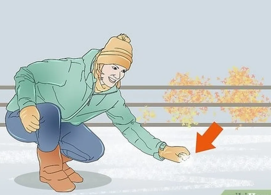 étape 1 vérifier l'épaisseur de la glace.