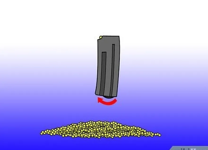 étape 2 chargez les billes dans la chambre de chargement.