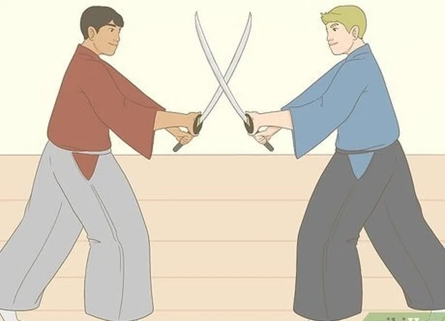 étape 3 cherchez un cours dans une école d'arts martiaux pour améliorer votre maîtrise du katana.