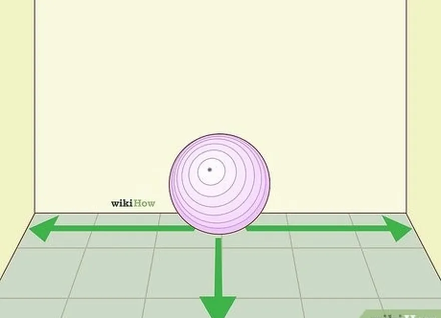 étape 3 utilisez votre ballon d'exercice dans un espace ouvert.