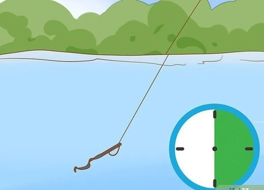 étape 3 gardez votre ligne dans l'eau pendant 20 à 30 minutes à la fois.