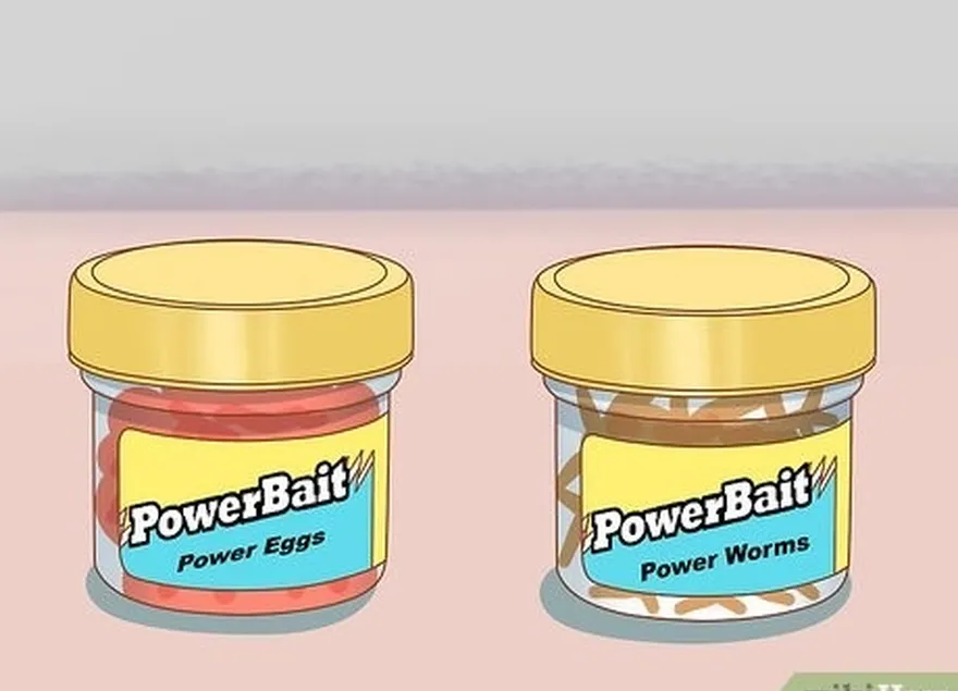 étape 2 optez pour des œufs ou des vers powerbait si vous n'avez pas l'intention de les laisser flotter.'t want to mold the dough.