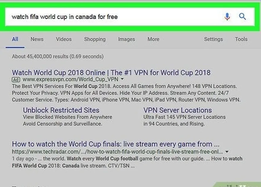 étape 1 vérifiez si votre pays diffuse la fifa gratuitement.