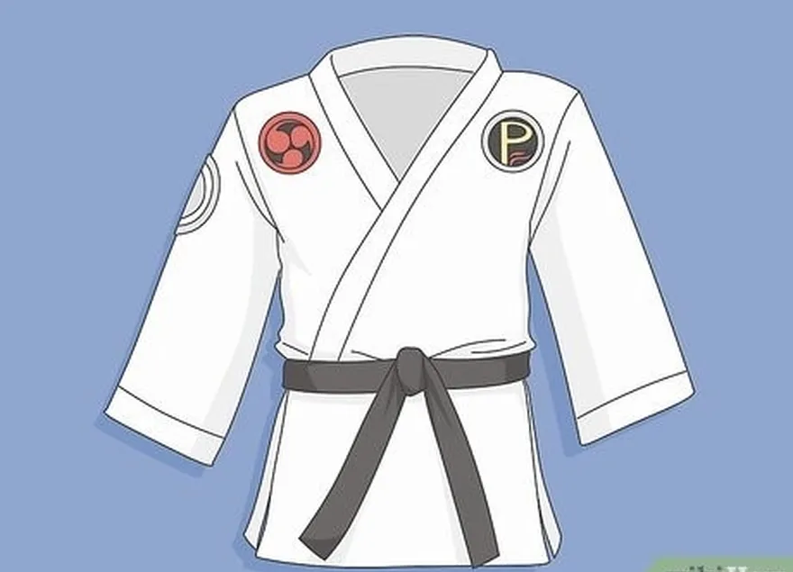 étape 5 appliquez les écussons que vous avez reçus en fonction de votre dojo.'s guidelines.