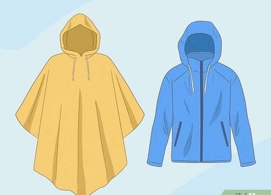 les vêtements résistants à l'eau vous permettent de rester au sec les jours de pluie.