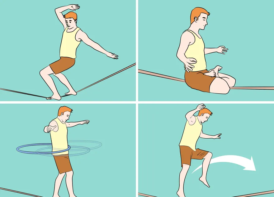 Comment marcher sur une Slackline